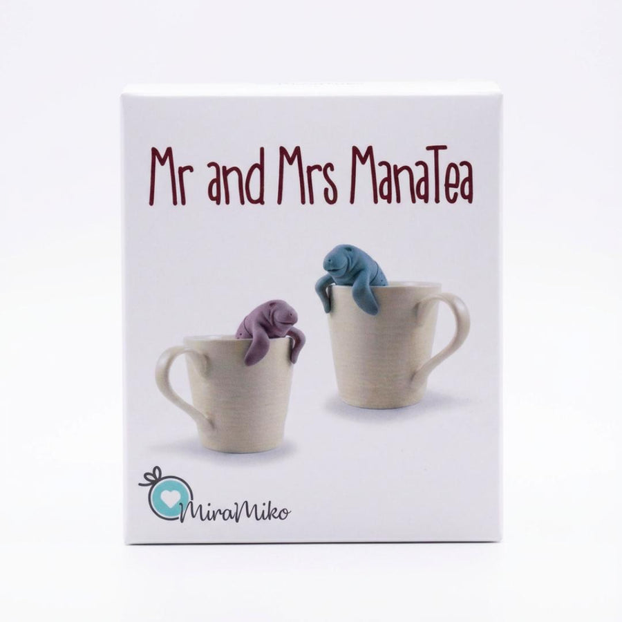 Mr & Mrs Tea Infuser Set for Loose-Leaf Tea - Set of 2 (Manatee)