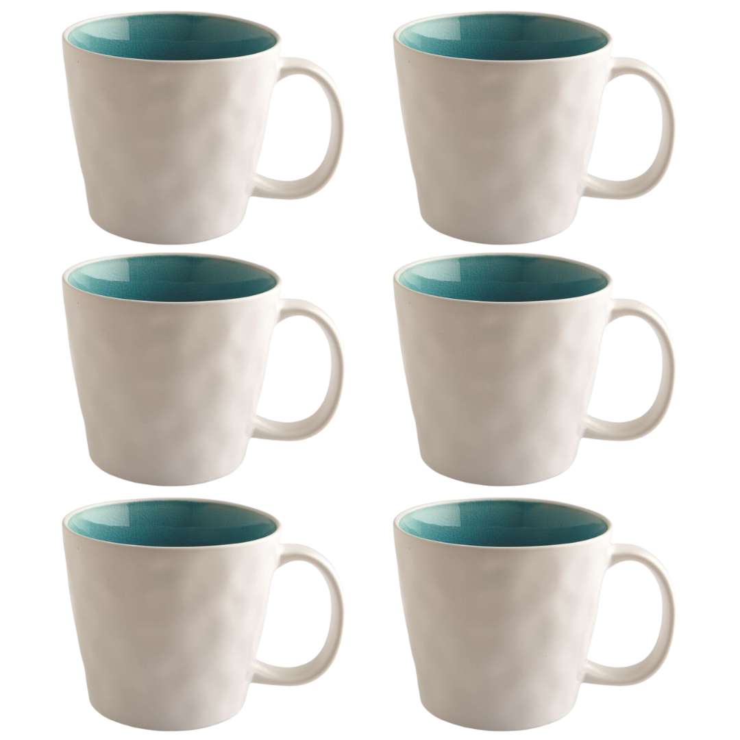 Fairmont & Main Mugs - Vie Naturelle Turquoise (6 Pack) VET 38