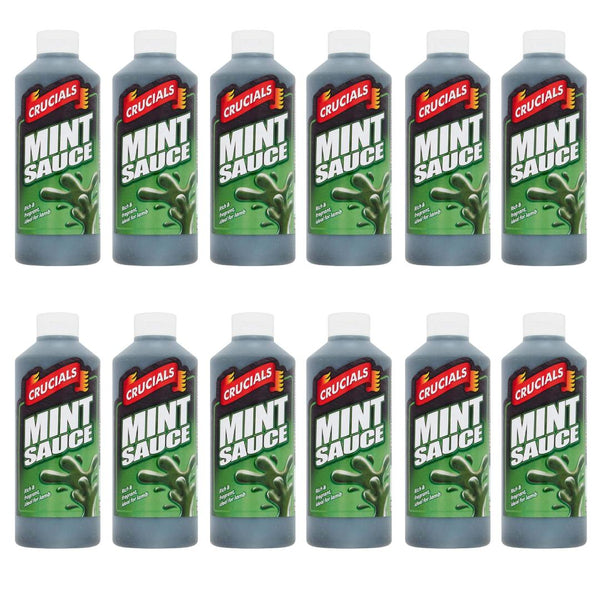 Crucials Mint Sauce - 500ml x 12