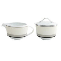Fairmont & Main Deco Creamer & Sugar Bowl Duo