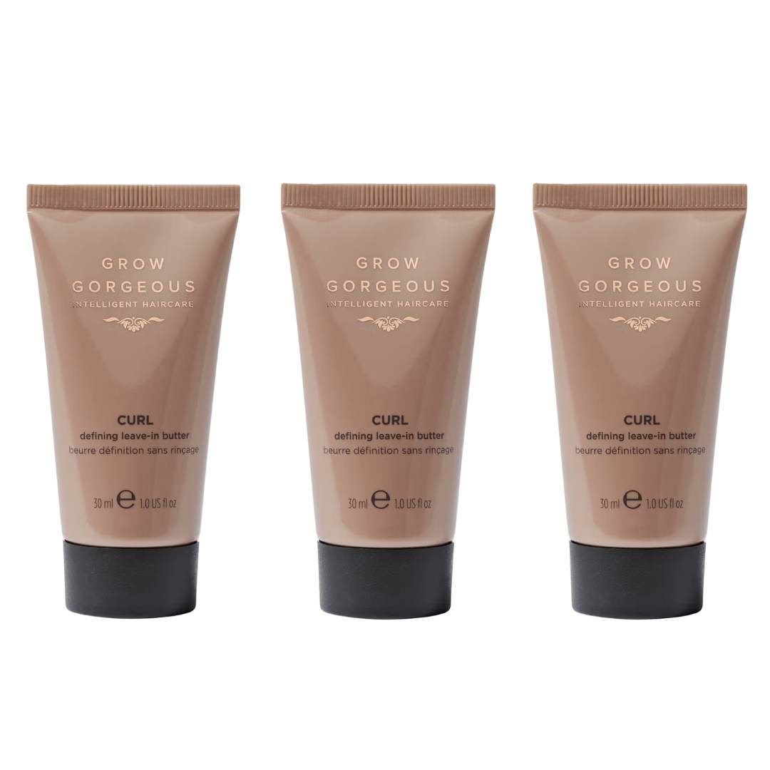 Grow Gorgeous Curl Defining Leave-In Butter - 30ml (3 Pack)