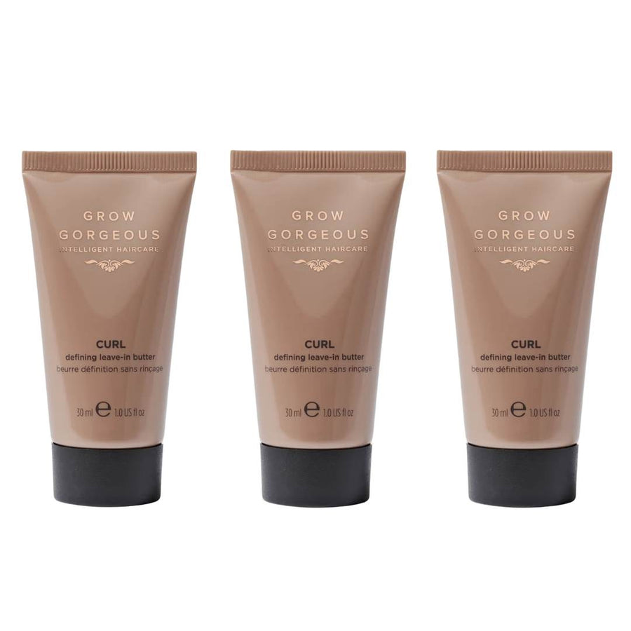 Grow Gorgeous Curl Defining Leave-In Butter - 30ml (3 Pack)