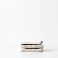 Lunar Oceans Waffle Terry Face Cloth (Pair) - Oatmeal