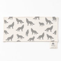 Monica + Andy Organic Cotton Burp Cloth - Grey Wolf