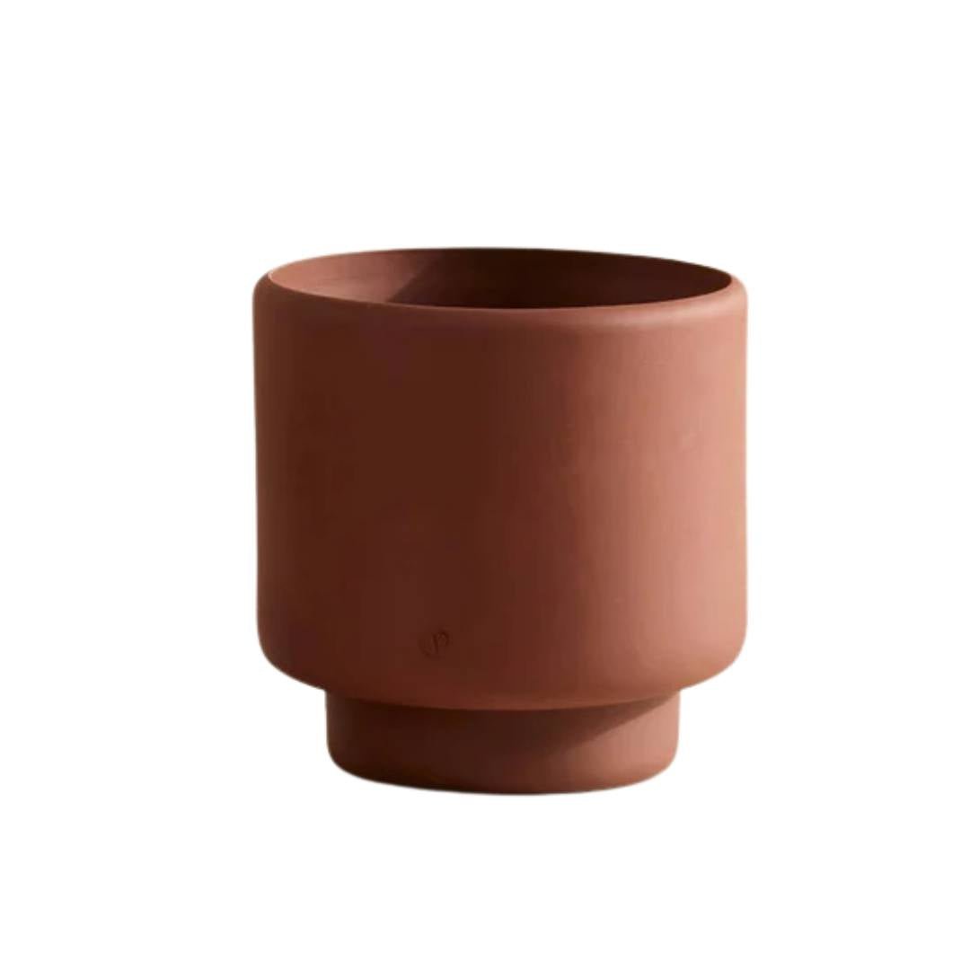 Aaron Probyn Botany Plant Pot - Dark Terracotta (Large - 19cm) - liquidation.store