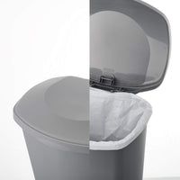 Thumbnail for Addis 50 Litre Light Grey Kitchen Pedal Bin - Eco Edition - liquidation.store