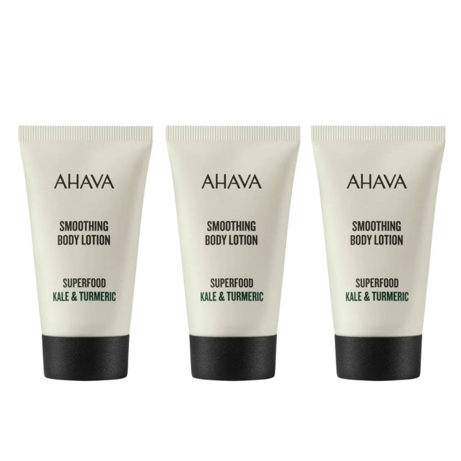 AHAVA Smoothing Kale and Turmeric Body Lotion - 40ml X3 - liquidation.store