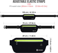 Thumbnail for Akalas Ultra Slim Running Belt Waist Pack (Various Colours) - liquidation.store