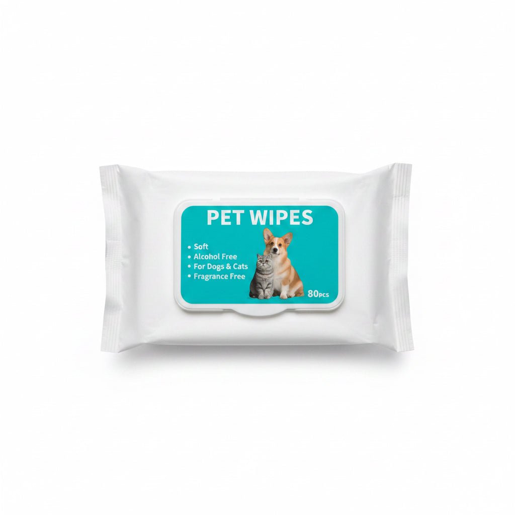 Alcohol - Free Soft Pet Wipes for Dogs and Cats - 80pcs - liquidation.store