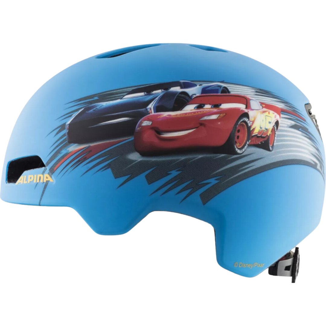 Alpina Disney Cars Kids Cycling Helmet aged 4 to 12 - liquidation.store