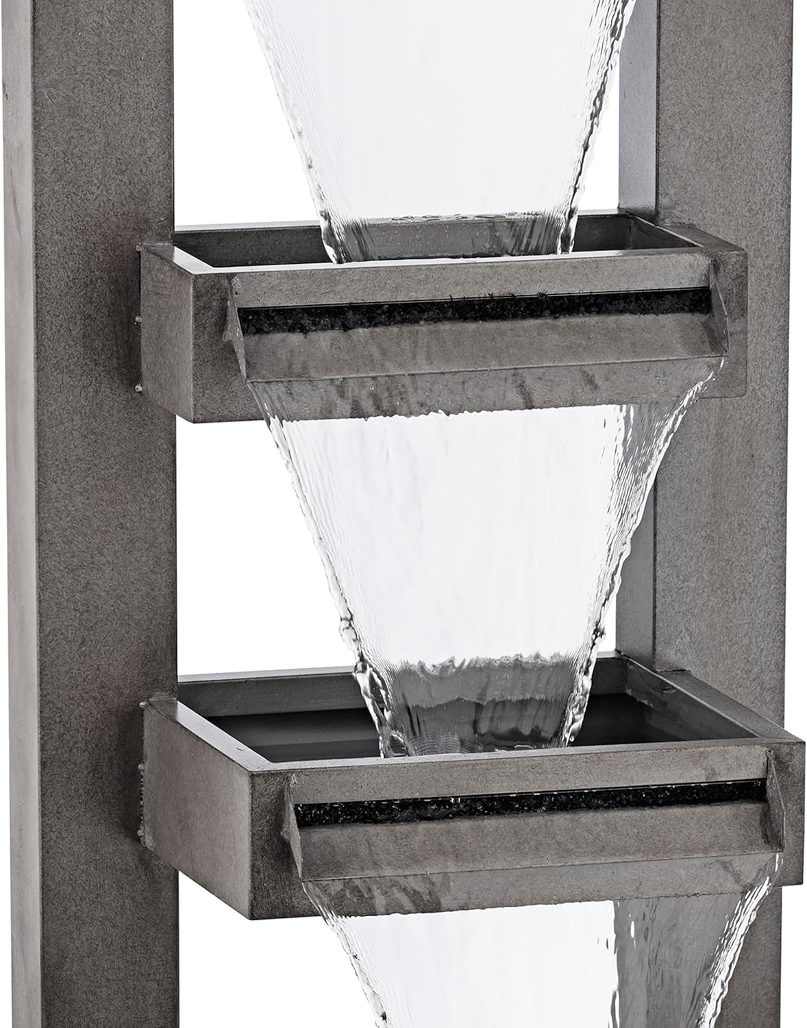 Alpine Corporation Metal Fountain - Grey - liquidation.store