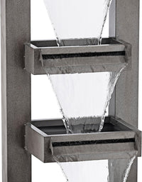 Thumbnail for Alpine Corporation Metal Fountain - Grey - liquidation.store
