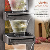 Thumbnail for Alpine Corporation Metal Fountain - Grey - liquidation.store