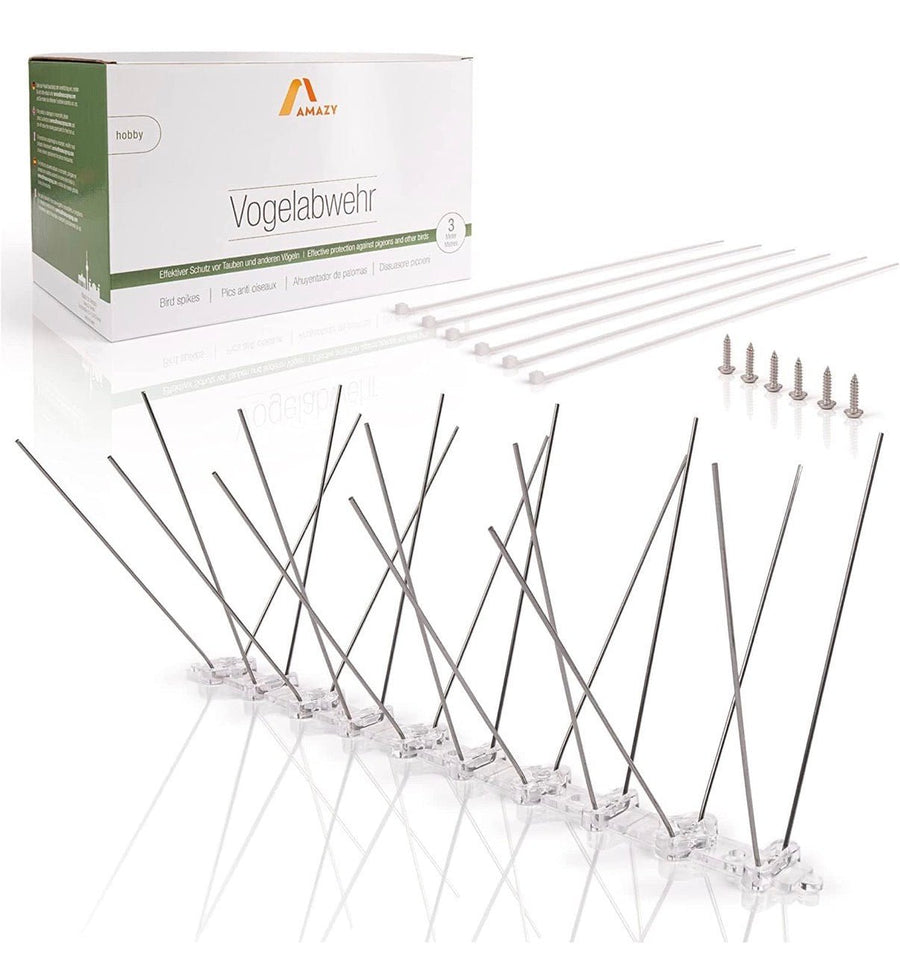 Amazy Plastic Bird Spikes 3 Meter Deterrent - liquidation.store