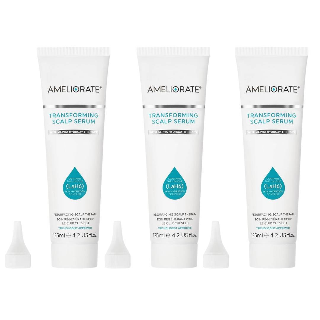 AMELIORATE Transforming Scalp Serum - 125ml X3 - liquidation.store