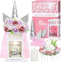 Thumbnail for Amiti Lane DIY Unicorn Lantern Night Light Craft Kit - liquidation.store