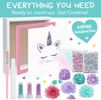Thumbnail for Amitié Lane DIY Unicorn Picture Craft Kit - Create Your Own Wall Art Decor - liquidation.store