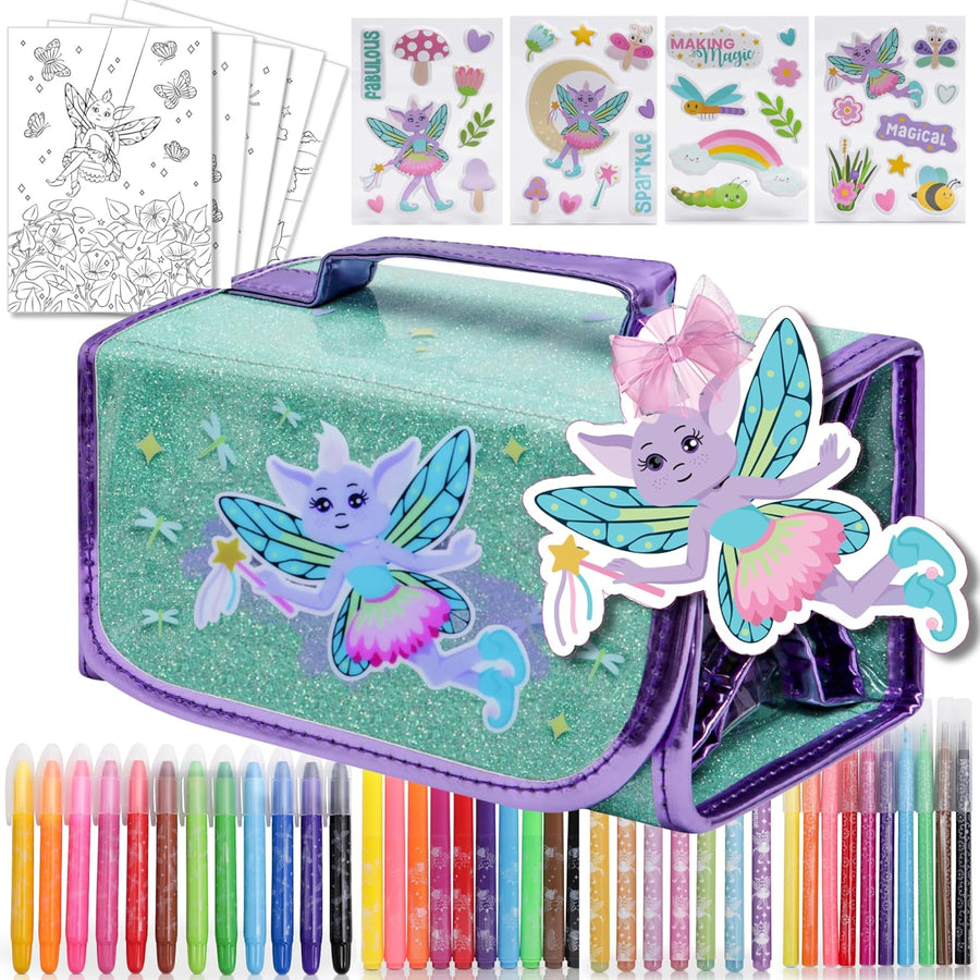 Amitié Lane Scented Markers With Fairy Pencil Case 6YRS+ - liquidation.store