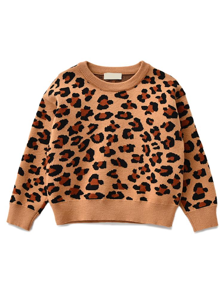 Animal Power Girls Tan & Black Animal Print Jumper (Various Sizes) - liquidation.store