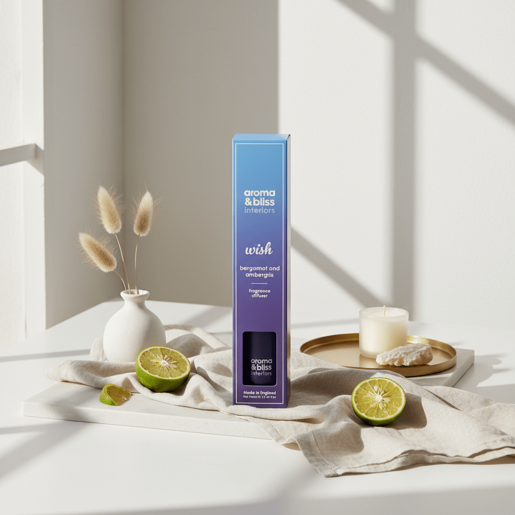 Aroma & Bliss Bergamot and Ambergris Fragrance Diffuser 100ml - liquidation.store
