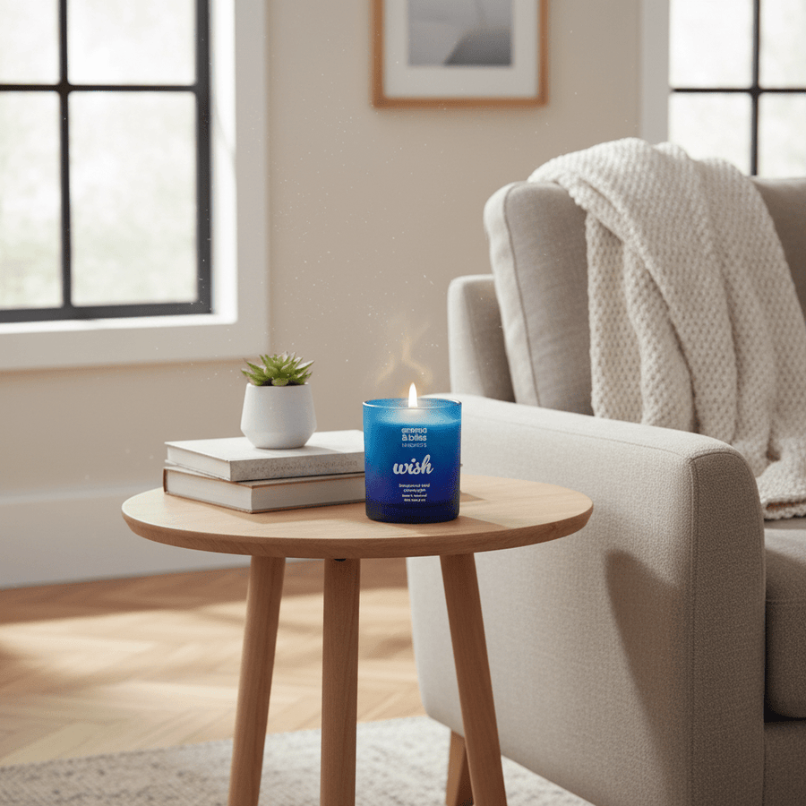 Aroma & Bliss Candle - Wish (Bergamot & Ambergris) 194g - liquidation.store