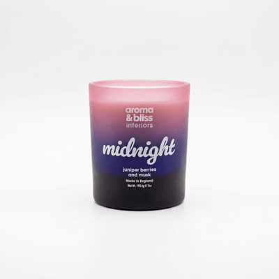 Aroma & Bliss Midnight Candle - Juniper Berries & Musk - liquidation.store