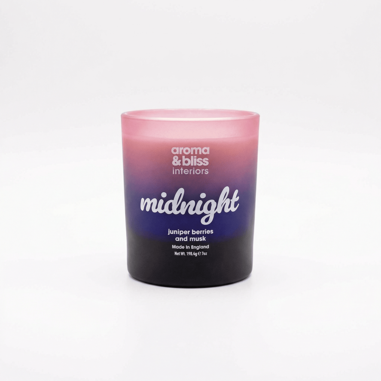 Aroma & Bliss Midnight Candle - Juniper Berries & Musk - liquidation.store