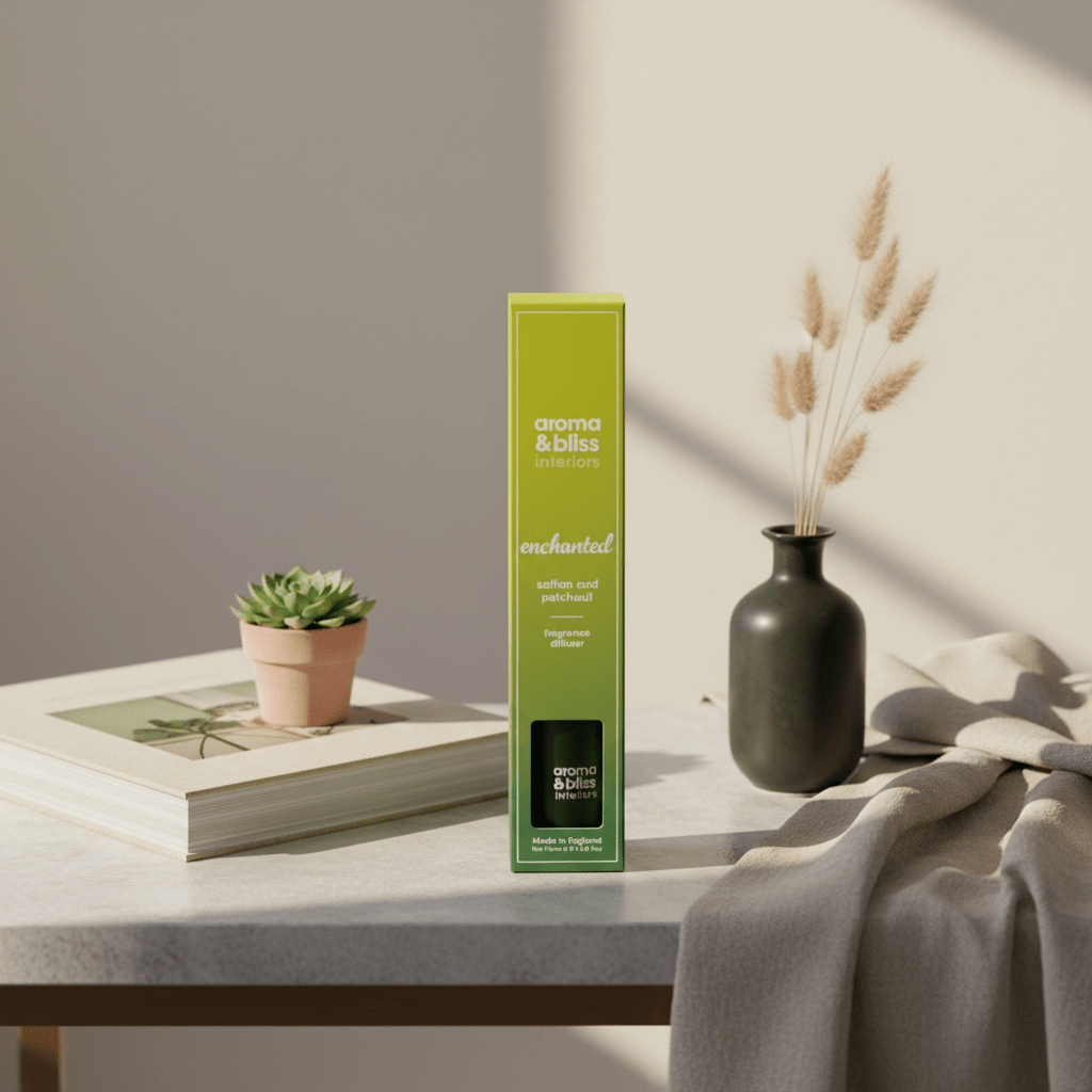 Aroma & Bliss Saffron and Patchouli Fragrance Diffuser 100ml - liquidation.store