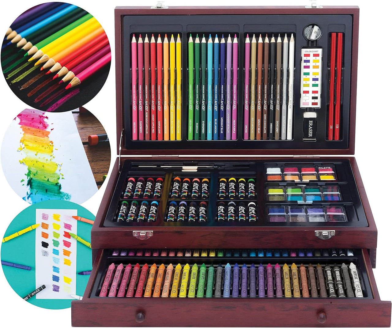 Art 101 Doodle and Color 142 Pc Art Set - liquidation.store