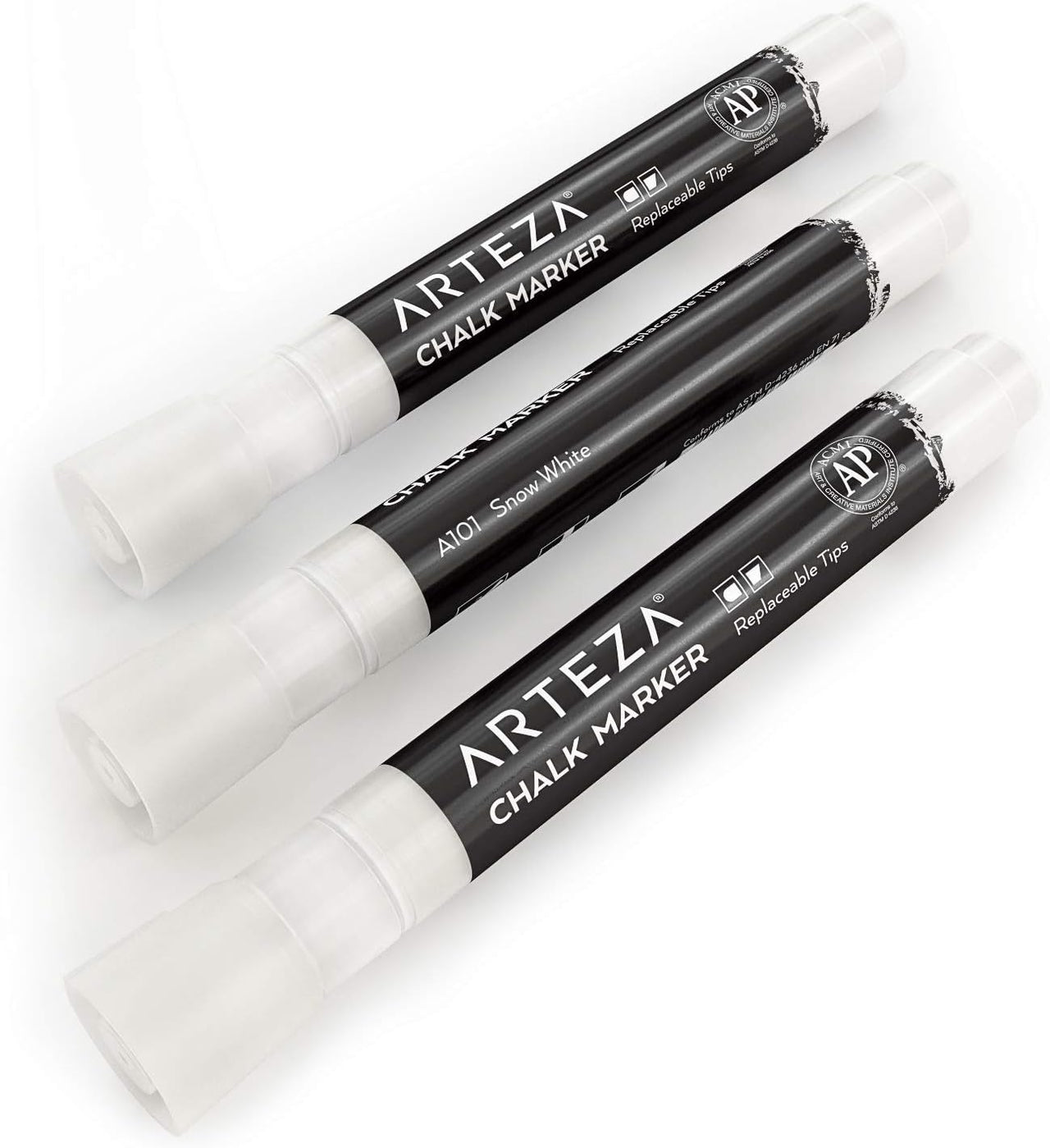 Arteza 150 Chalkboard Labels for Jars, Spice Jar Labels with 3 White Chalk Pens - liquidation.store