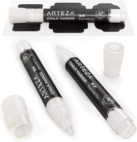 Thumbnail for Arteza 150 Chalkboard Labels for Jars, Spice Jar Labels with 3 White Chalk Pens - liquidation.store