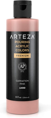 Thumbnail for Arteza Acrylic Pouring Paint - Carnation Pink (236ml) - liquidation.store