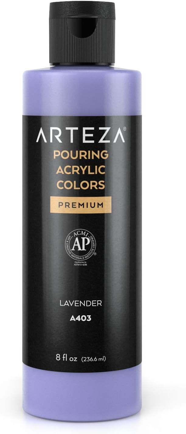 Arteza Acrylic Pouring Paint - Lavender (236ml) - liquidation.store