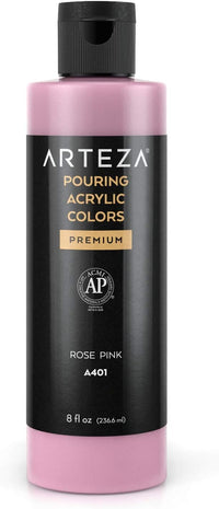 Thumbnail for Arteza Acrylic Pouring Paint - Rose Pink (236ml) - liquidation.store