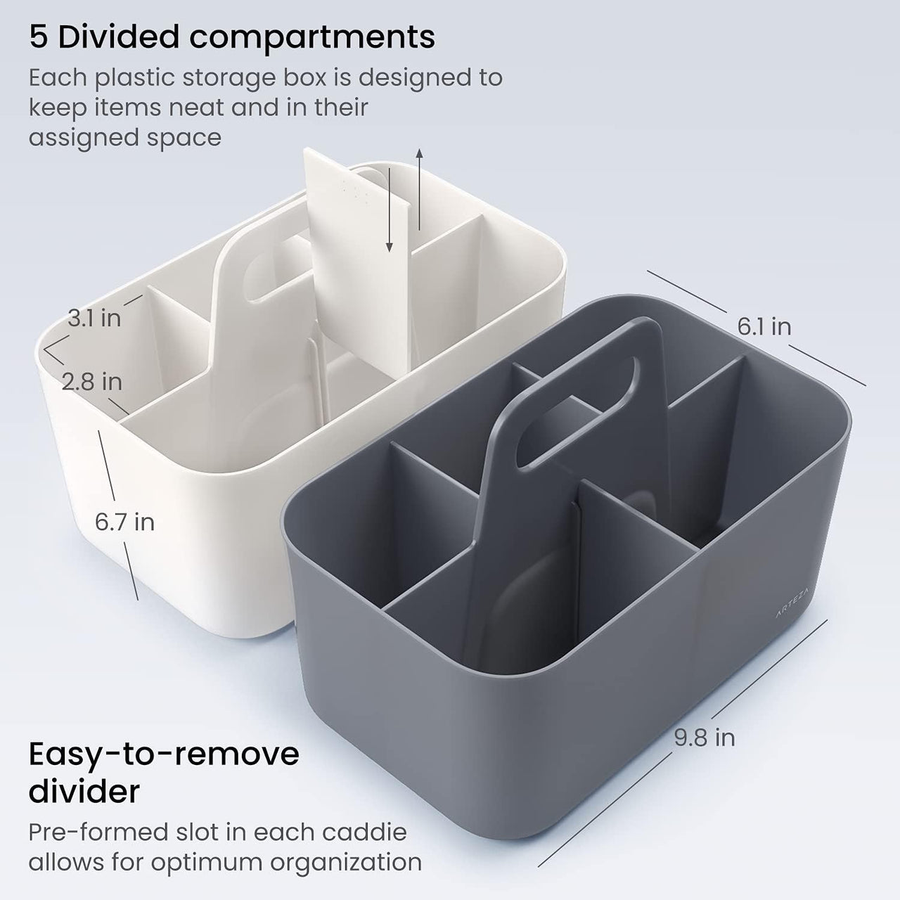 ARTEZA Arts & Crafts Storage Caddy - liquidation.store