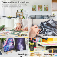 Thumbnail for Arteza Black Paint Canvases - Pack of 14 (8x10 Inches) - liquidation.store