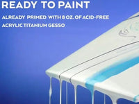 Thumbnail for ARTEZA Blank Canvas for Painting - 11x14inch (27.9 cm x 35.6) - 7 Pack Pre - Primed - liquidation.store