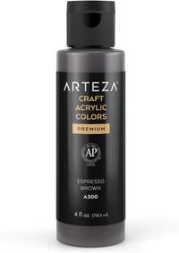 Thumbnail for ARTEZA Craft Acrylic Paint - A300 Espresso Brown (118 ml) - liquidation.store