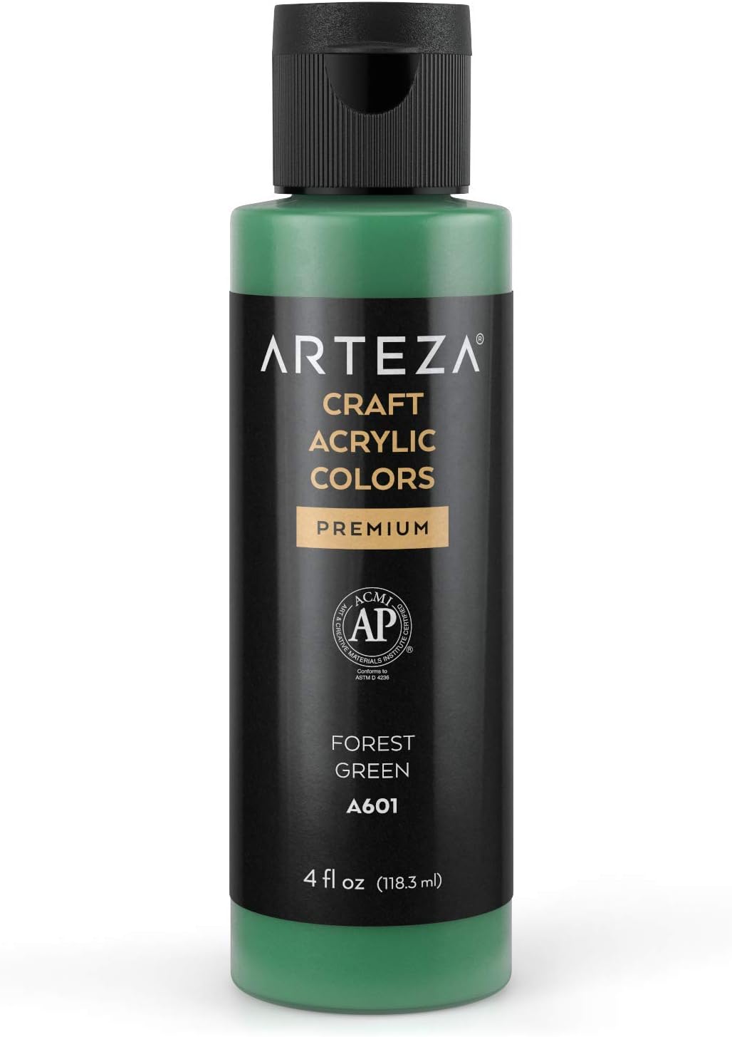 ARTEZA Craft Acrylic Paint - Forest Green (118 ml) - liquidation.store