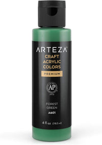 Thumbnail for ARTEZA Craft Acrylic Paint - Forest Green (118 ml) - liquidation.store