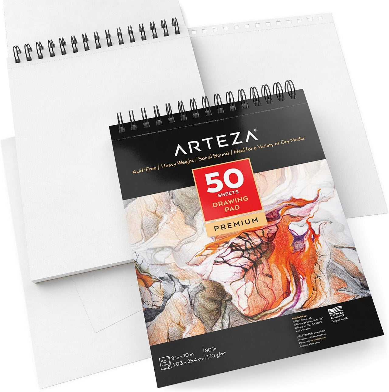 ARTEZA Drawing Pad - 50 Sheets (20.3 x 25.4cm) - liquidation.store