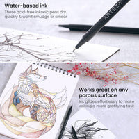 Thumbnail for ARTEZA Fineliner Pens Inkonic - 72 Colours - liquidation.store