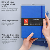 Thumbnail for ARTEZA Hardback Notebook 3 - Pack - liquidation.store