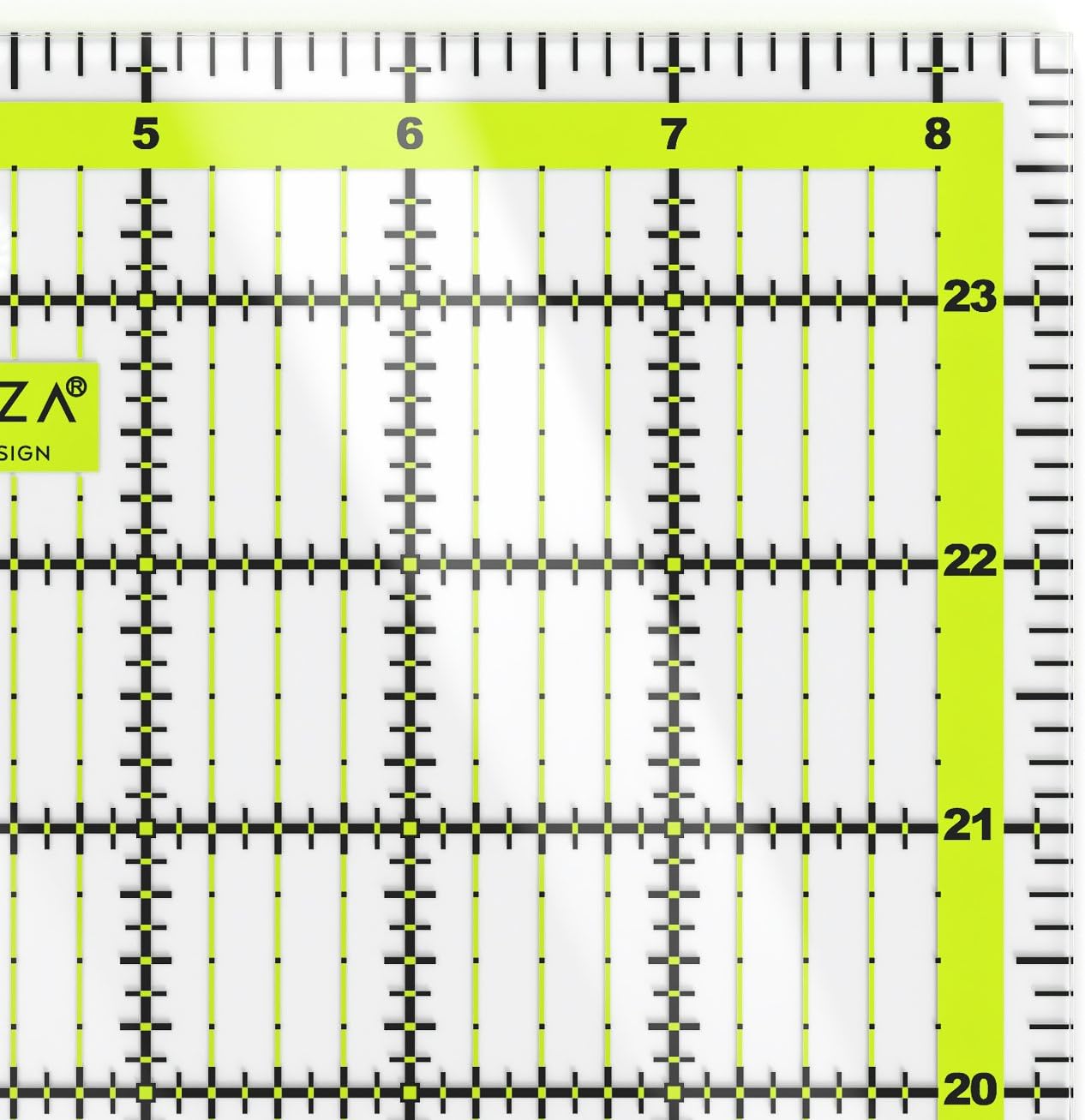 Arteza Laser Cut Acrylic Quilting Ruler - liquidation.store