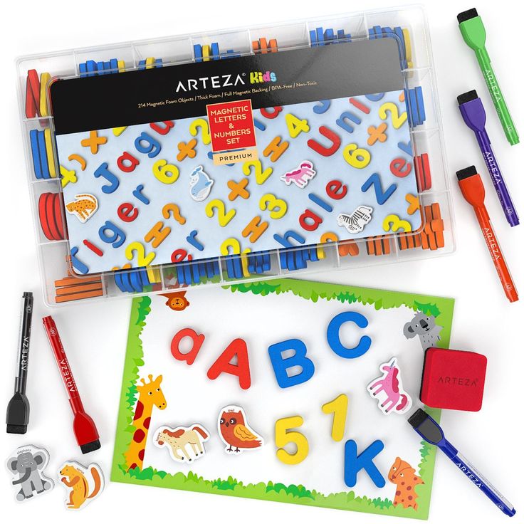 Arteza Magnetic Letters and Numbers Set - liquidation.store