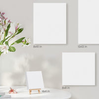 Thumbnail for ARTEZA Mini Canvases with Easels 10.16x10.16 cm (Pack of 14) - liquidation.store