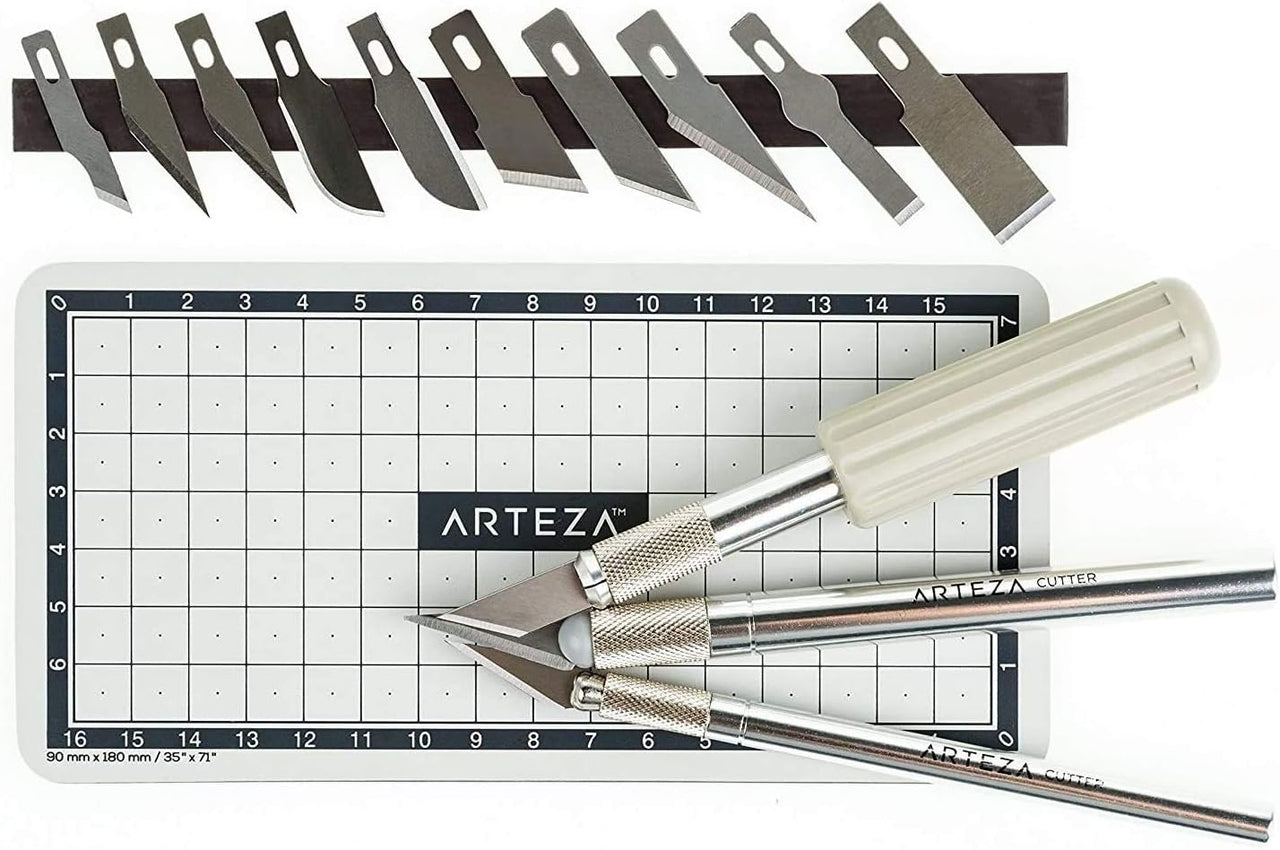 Tools For Model Making ARTEZA Model Making Tools - Hobby Knife Set of 17 – liquidation.store