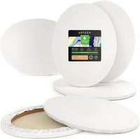 Thumbnail for Arteza Oval Paint Canvases - 6 Pack (12 x 16 inches) - liquidation.store