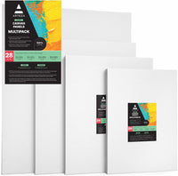 Thumbnail for Arteza Painting Canvas Panels Multi Pack - 28 Pack - liquidation.store