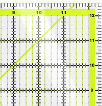 Thumbnail for Arteza Quilting Ruler for Easy Precision Cutting, 12.5